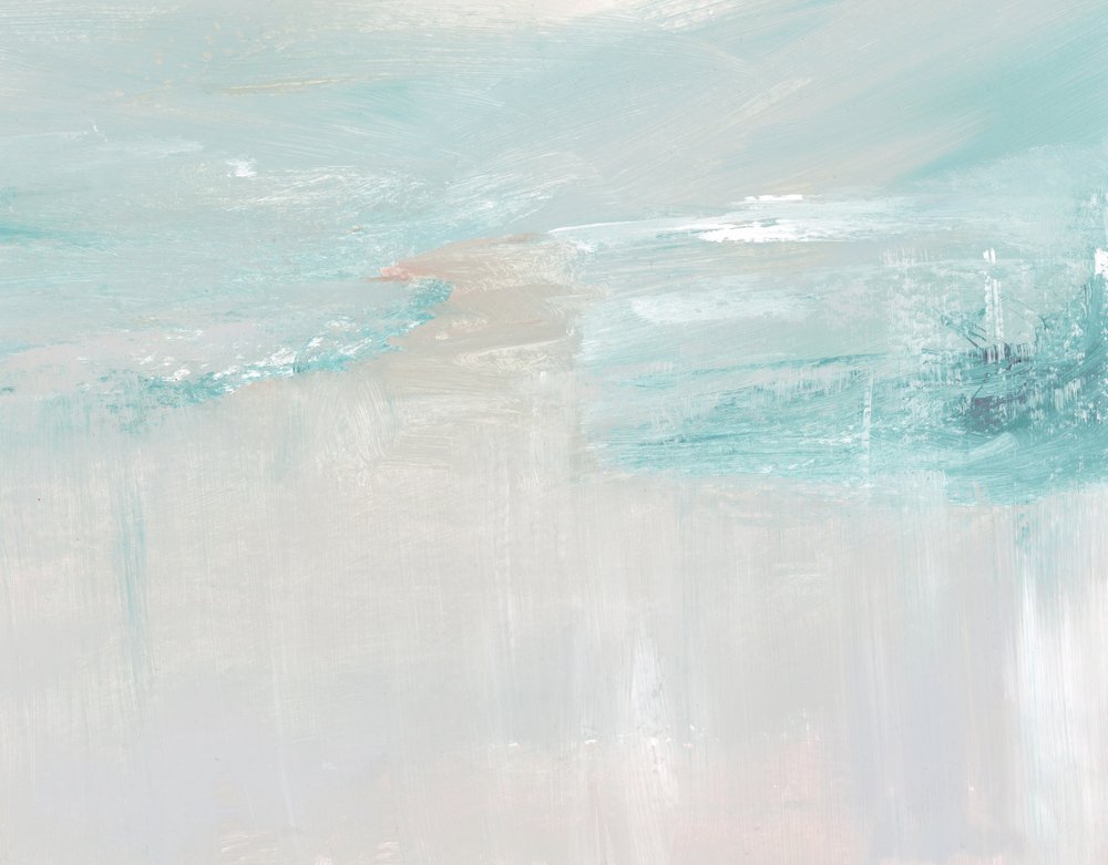 Zachtblauwe horizon door Breanna Megan Studio