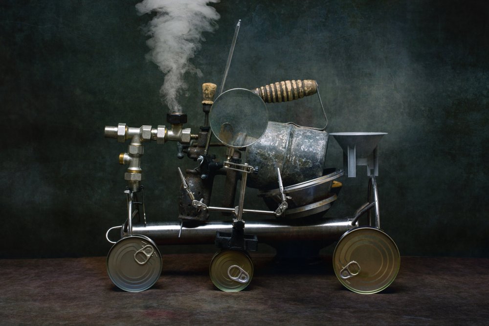 Steampunk-stoommachine door Brig Barkow