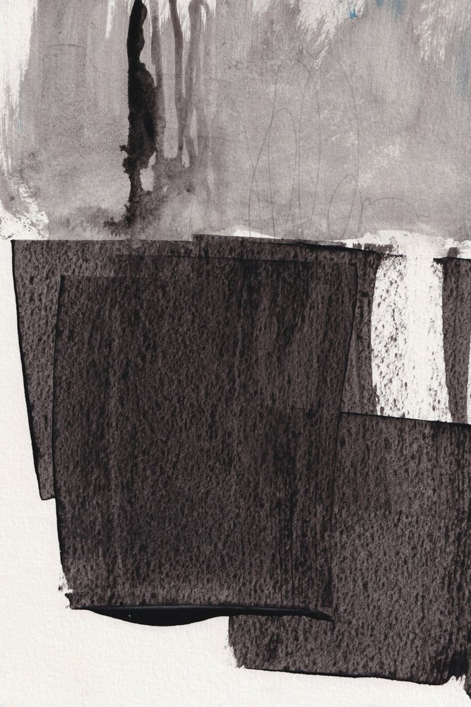 Scherp abstract contrast door Bronwyn Baker