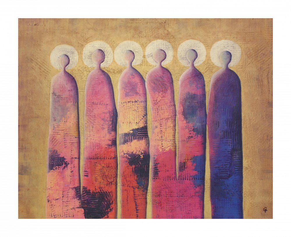 Rustige abstracte figuren door Carolina Gårdheim