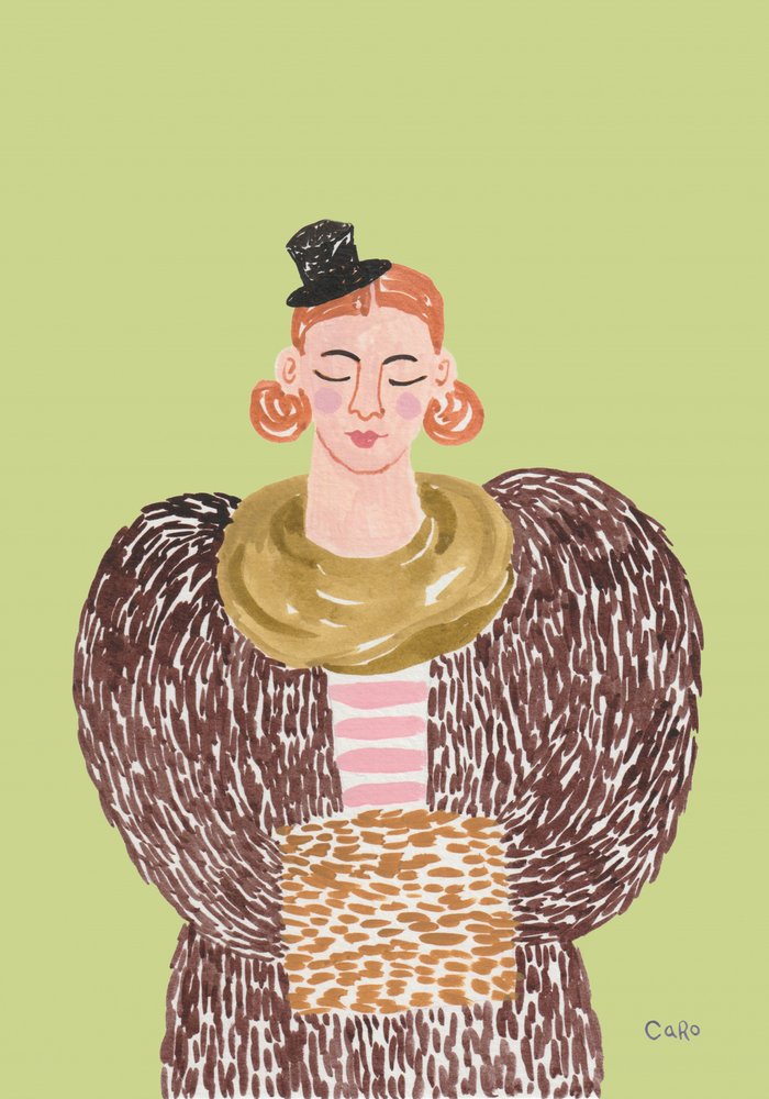 Speels modeportrait door Caroline Roberts