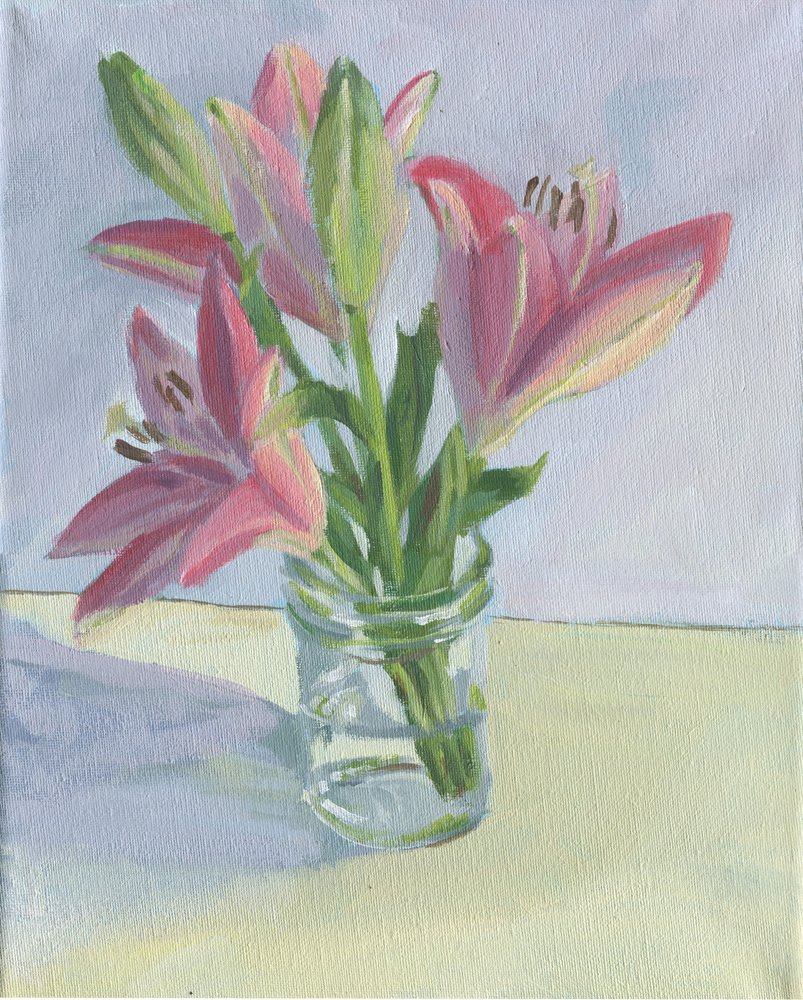 Verse roze lelies door Carrie Arnold