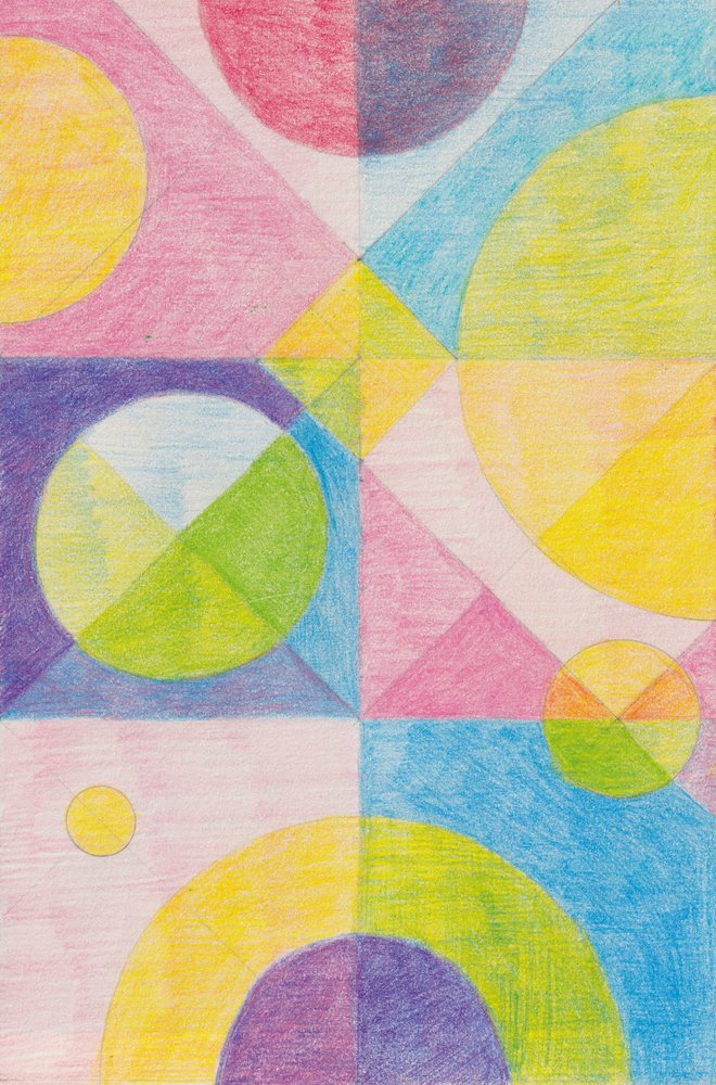 Kleurrijke geometrische vormen door Catalina Somolinos