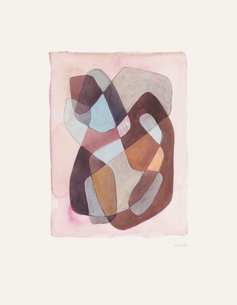 Ingetogen organische vormen door Catalina Somolinos