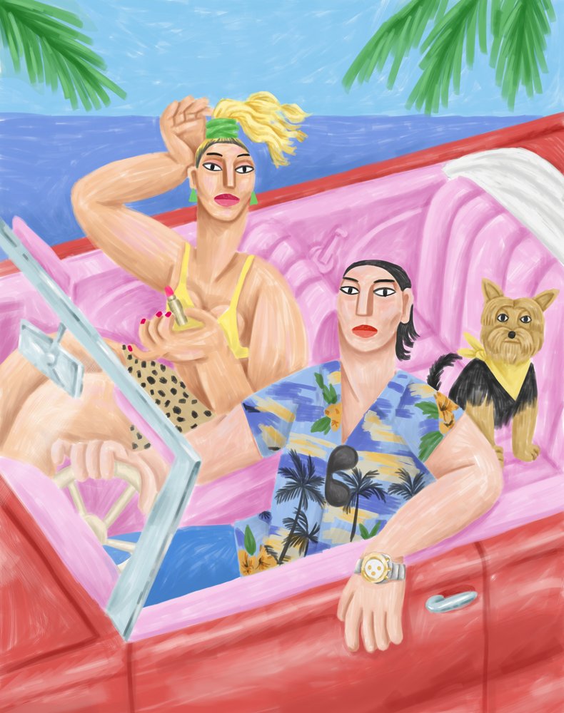 De Klasse in Palavas door Cépé