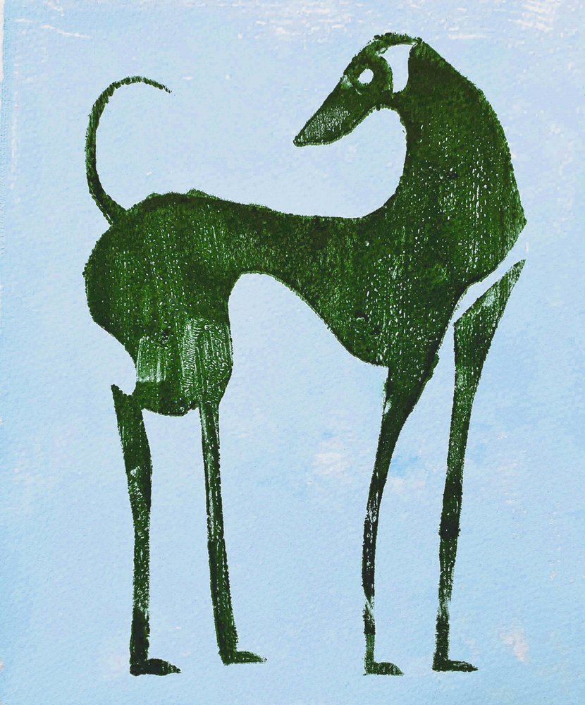 Elegante woestijnhond door Christina Misuro