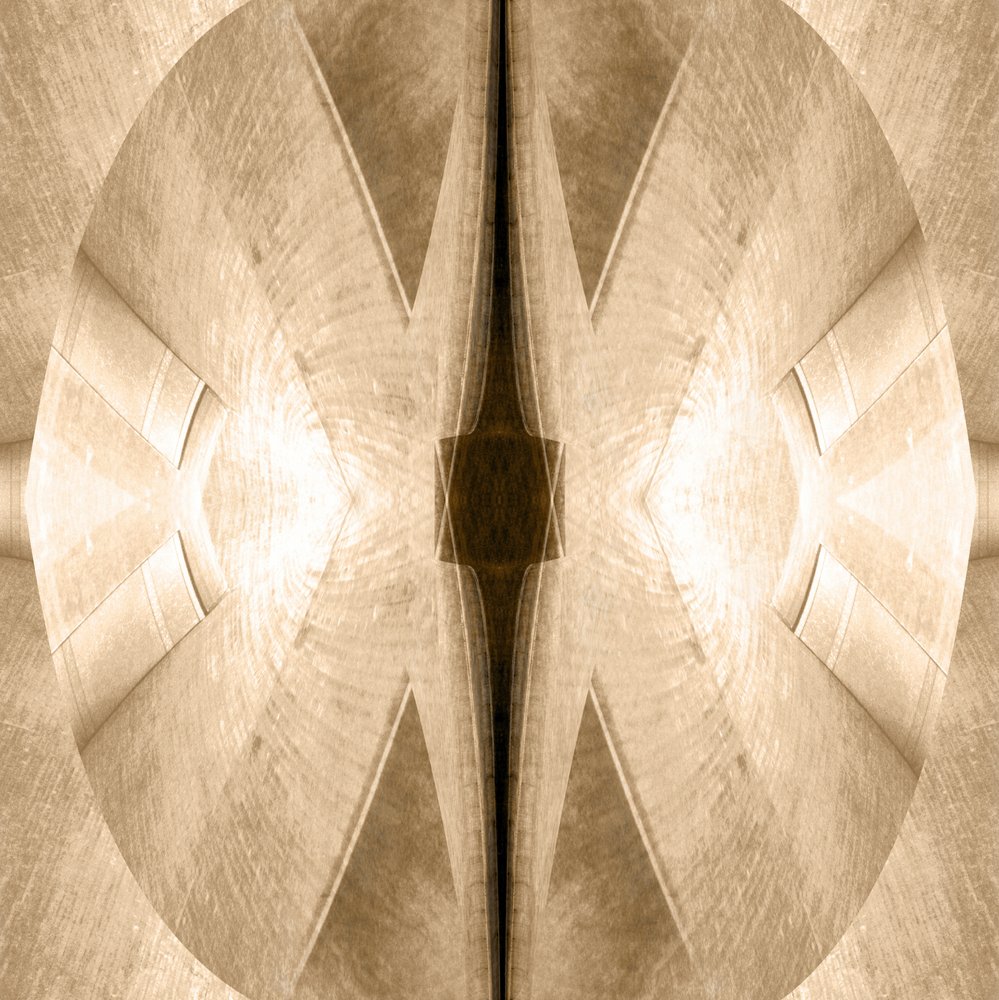 Architectonische abstracte symmetrie door Christina Sillen