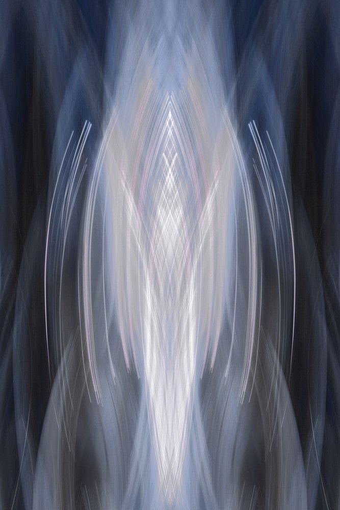 Etherische Blauwe Stroom door Christina Sillen
