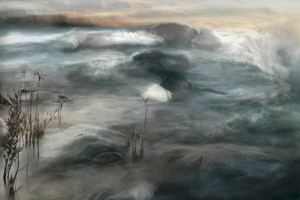 Etherische oceaanbeweging door Christina Sillen