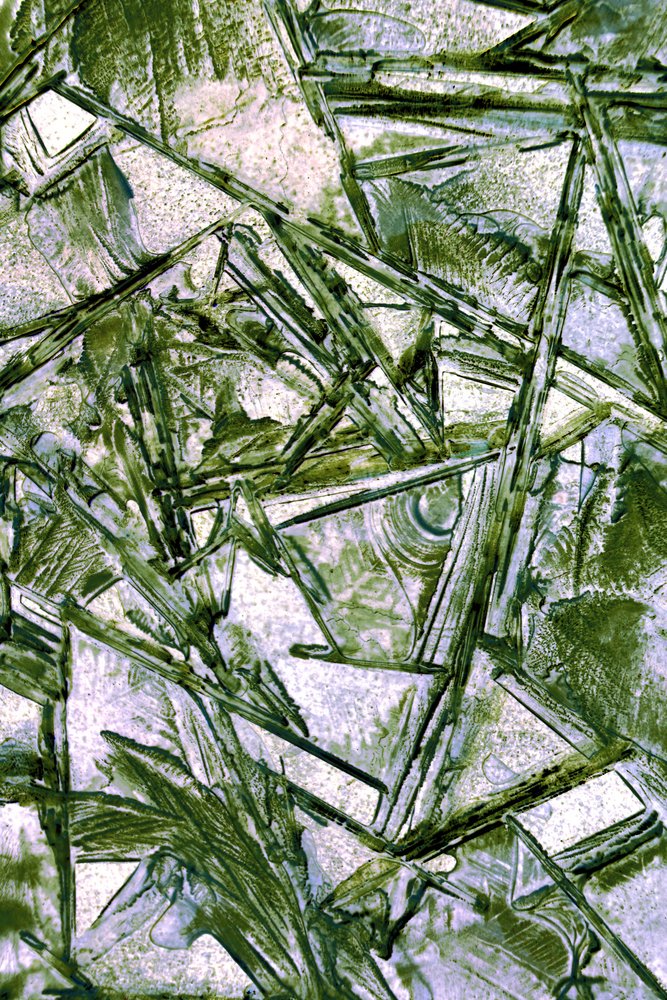 Gebroken groen ijs door Christina Sillen