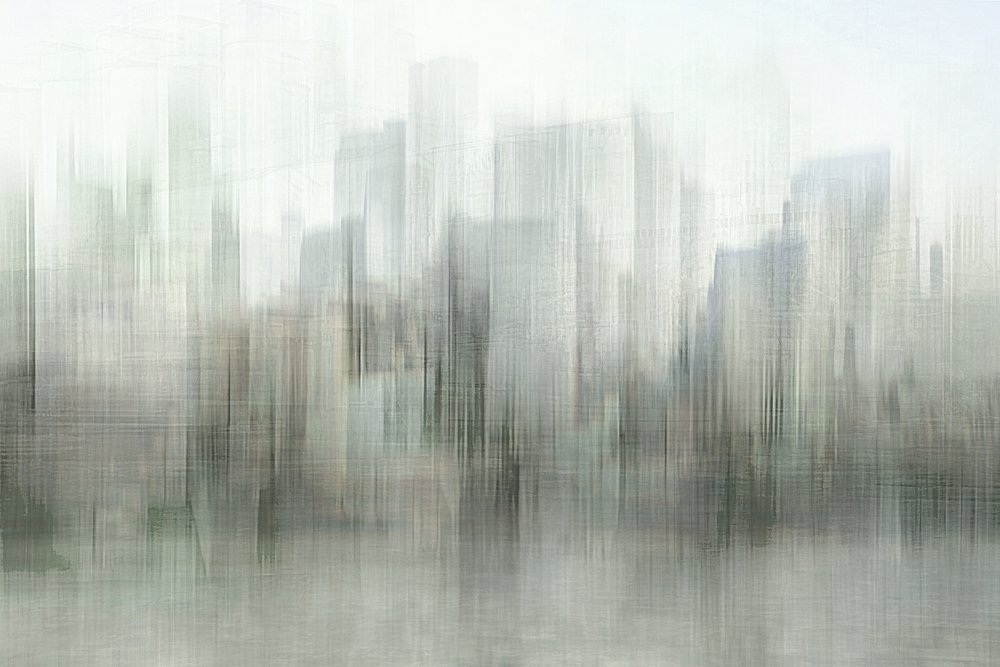 De skyline van Misty City door Christina Sillen