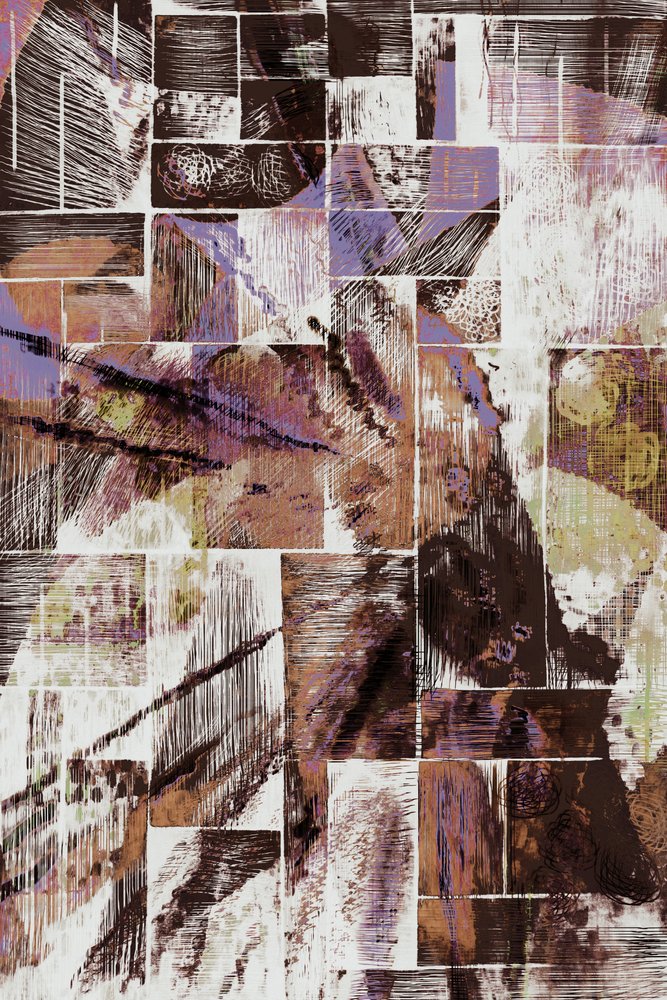 Structuurrijk, aards en abstract door Christina Sillen