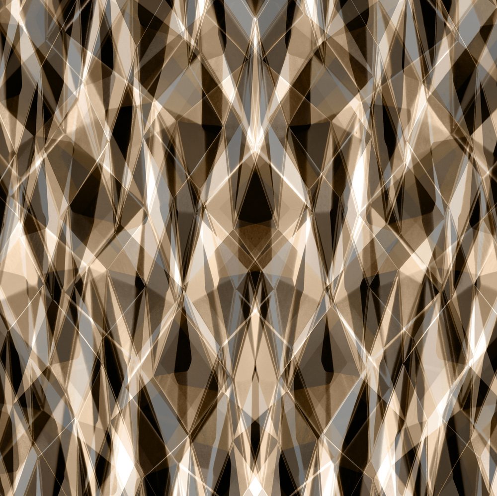 Warme geometrische abstractie door Christina Sillen