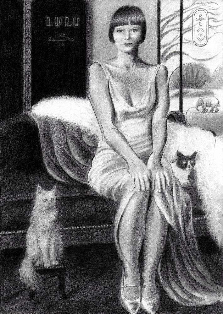 Vintage glamour met katten door Corné Akkers