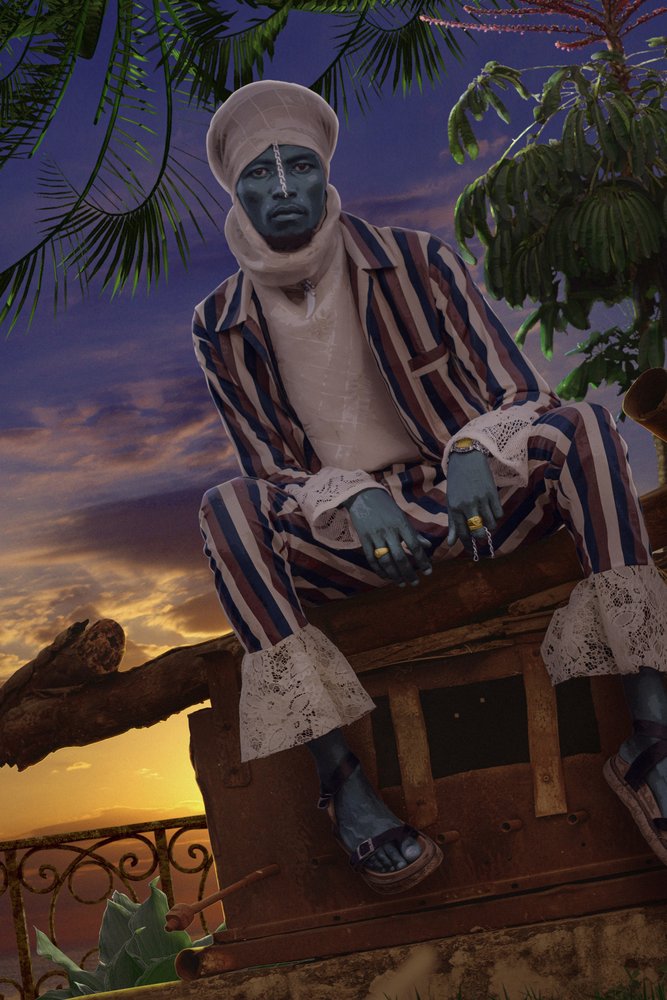 Blue Spirit Tropische zonsondergang door CosmoZach