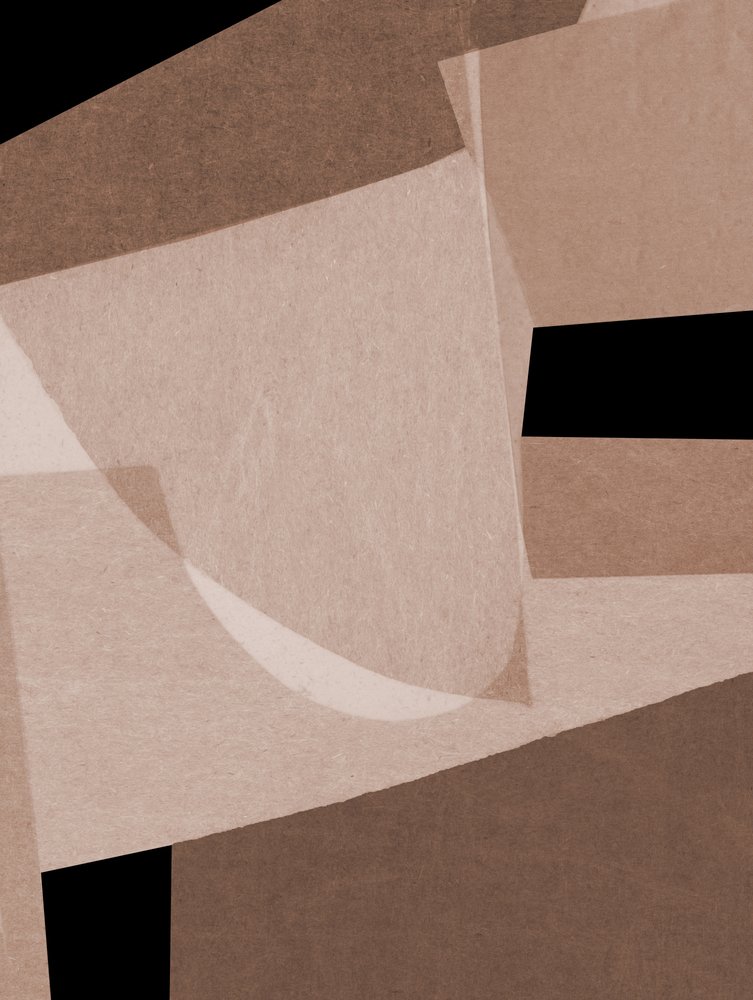 Abstracte collage door Dan Hobday