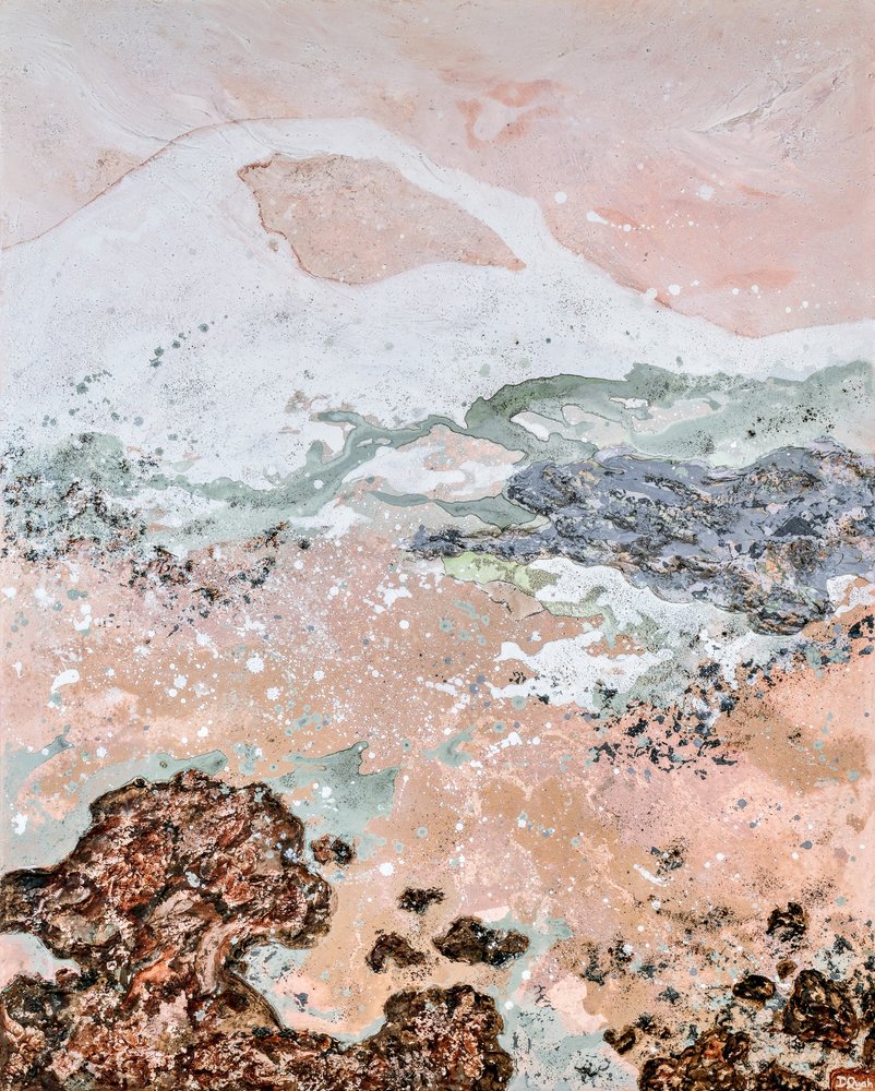 Rustige landschapsstroom door Denise Quah