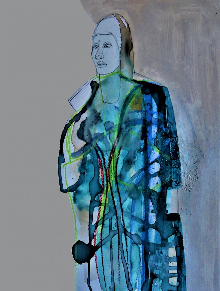 Abstracte modefiguur door Doris Schmitz