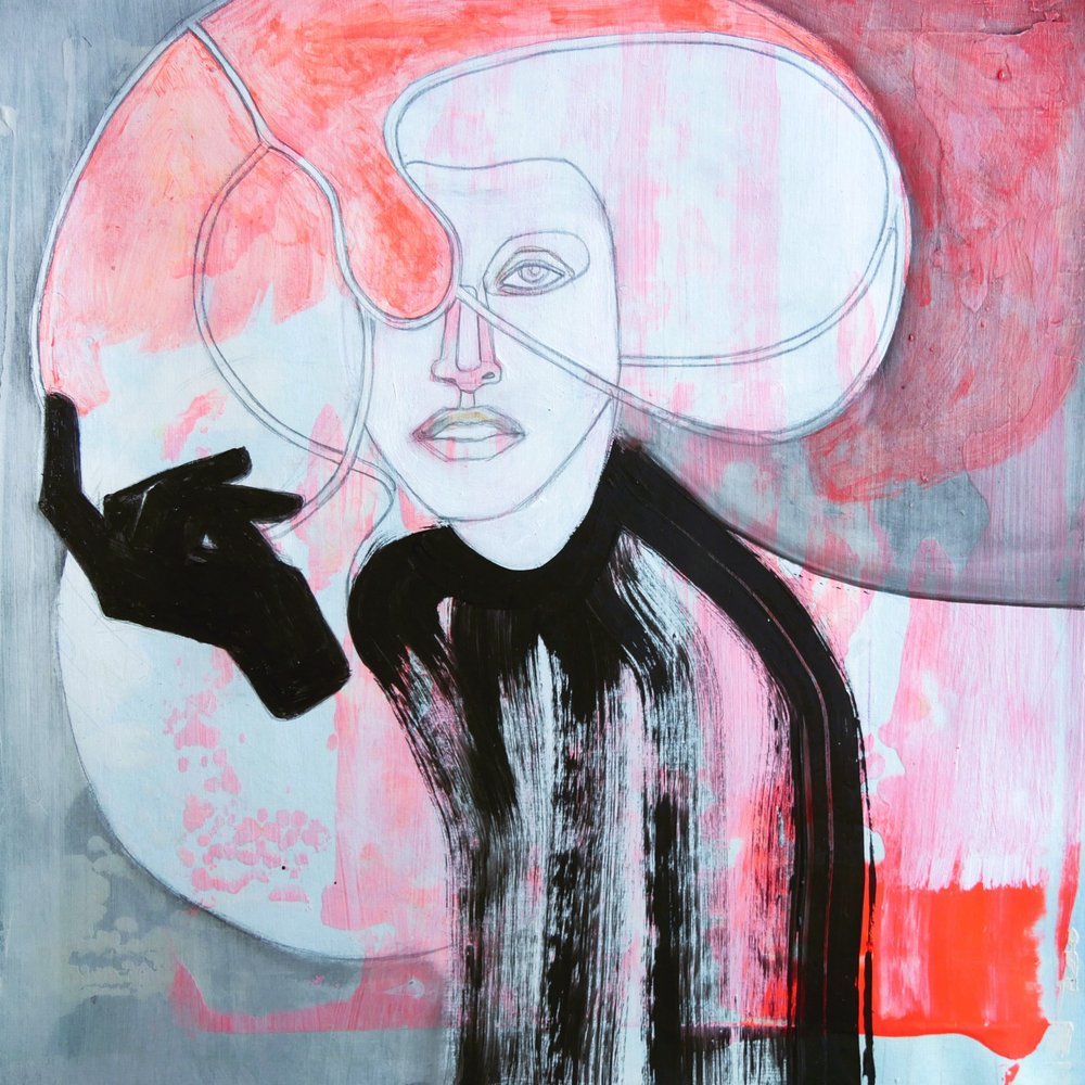 Abstract modeportret door Doris Schmitz