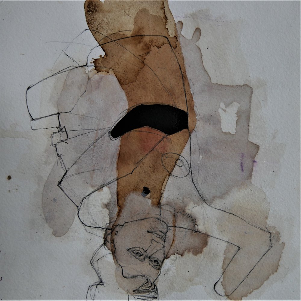 Abstracte menselijke figuur door Doris Schmitz