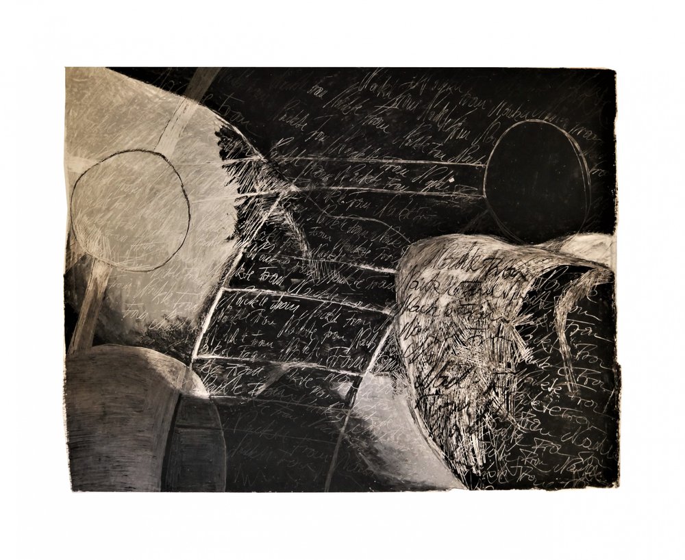 Verouderde, gescripte abstractie door Doris Schmitz