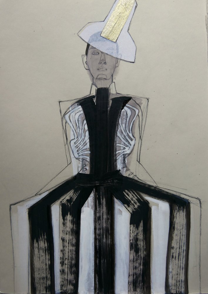 Avant-Garde Modeportret door Doris Schmitz