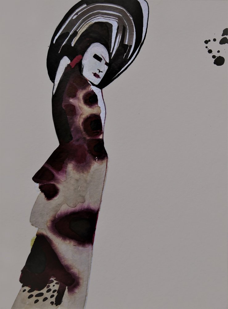 Dramatisch modeportret door Doris Schmitz