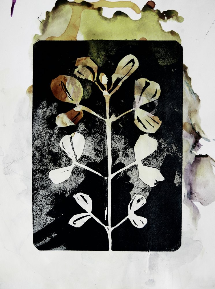 Aardse botanische vorm door Doris Schmitz