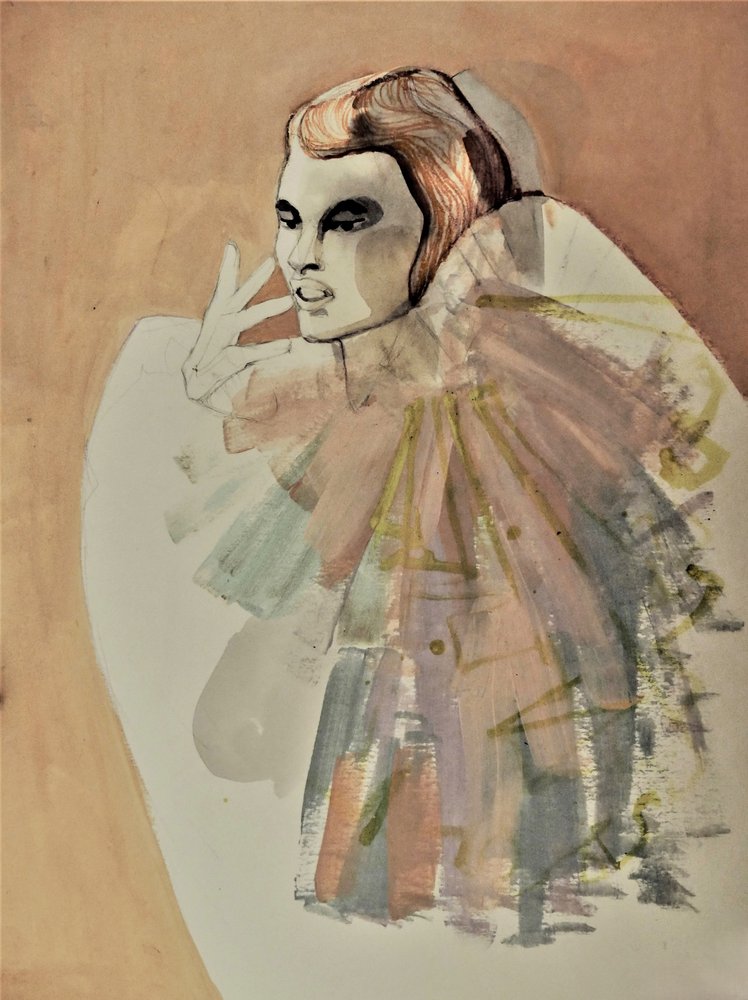 Elegant modeportrait door Doris Schmitz