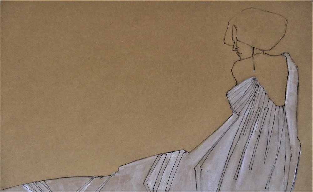 Elegant modesilhouet door Doris Schmitz