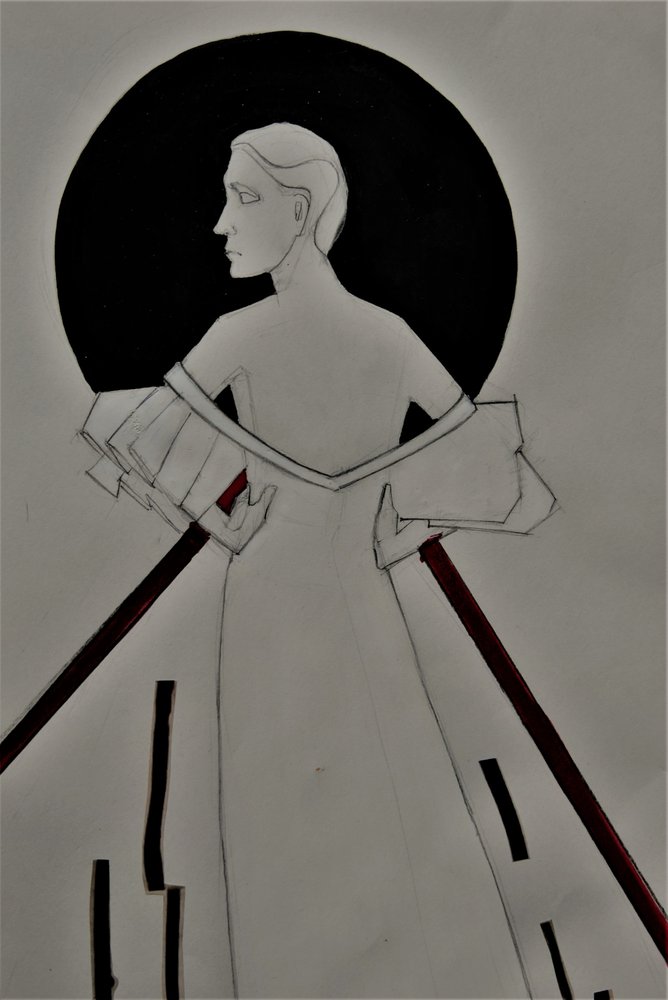 Elegant modesilhouet door Doris Schmitz