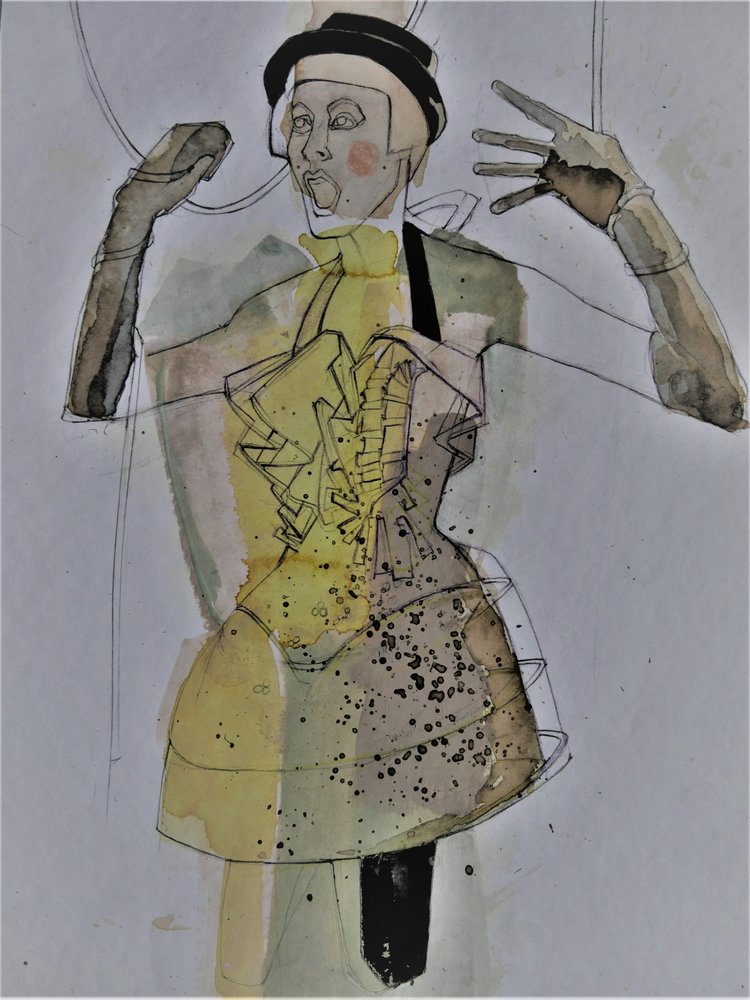 Expressief modepopje door Doris Schmitz