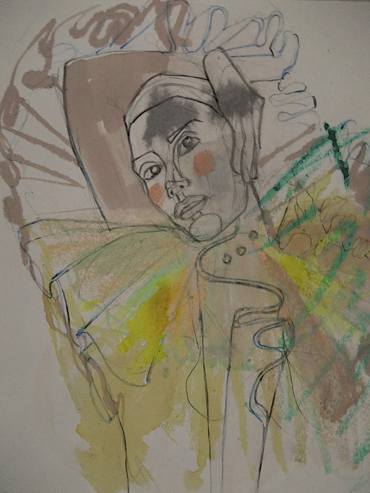 Expressief vrouwenportret door Doris Schmitz