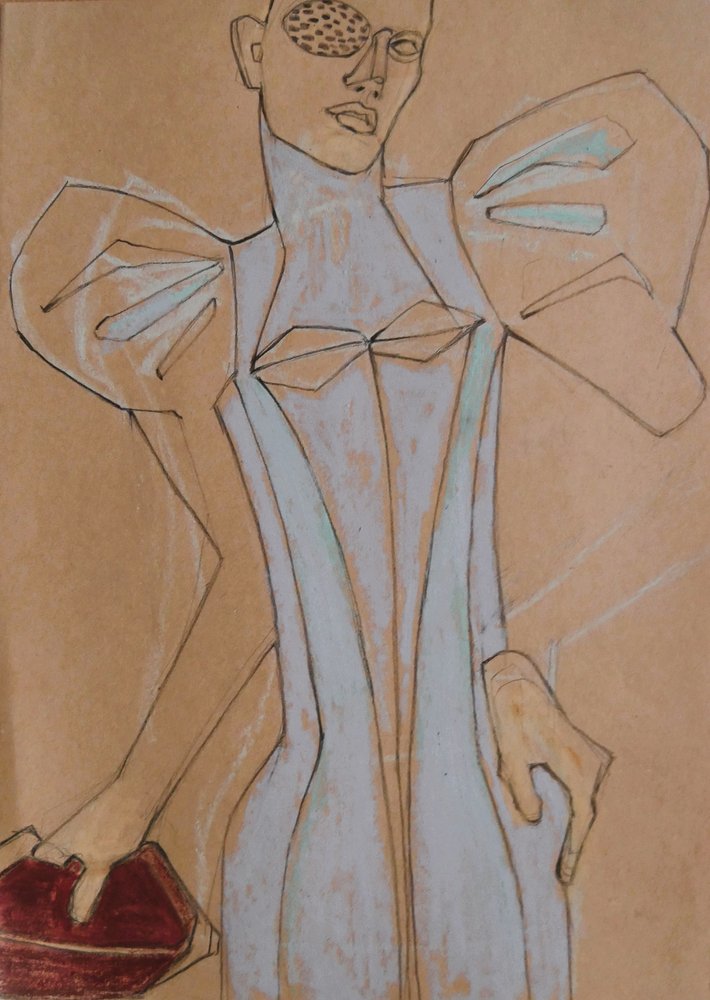 Futuristisch modeportret door Doris Schmitz