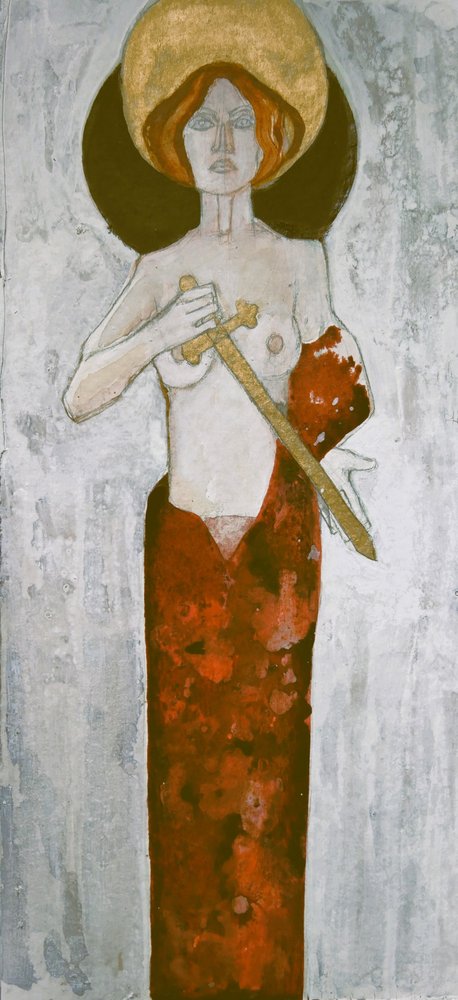 Gouden Halo-krijger door Doris Schmitz