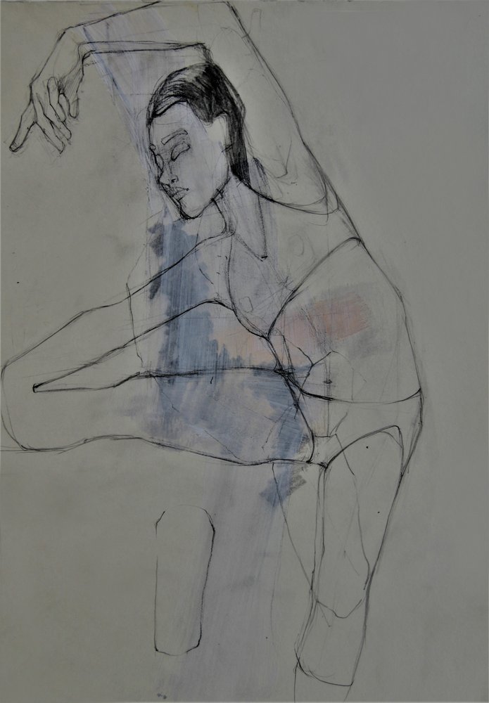 Schets van een sierlijk figuur door Doris Schmitz