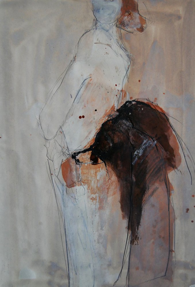 Stemmingsvolle abstracte figuur door Doris Schmitz