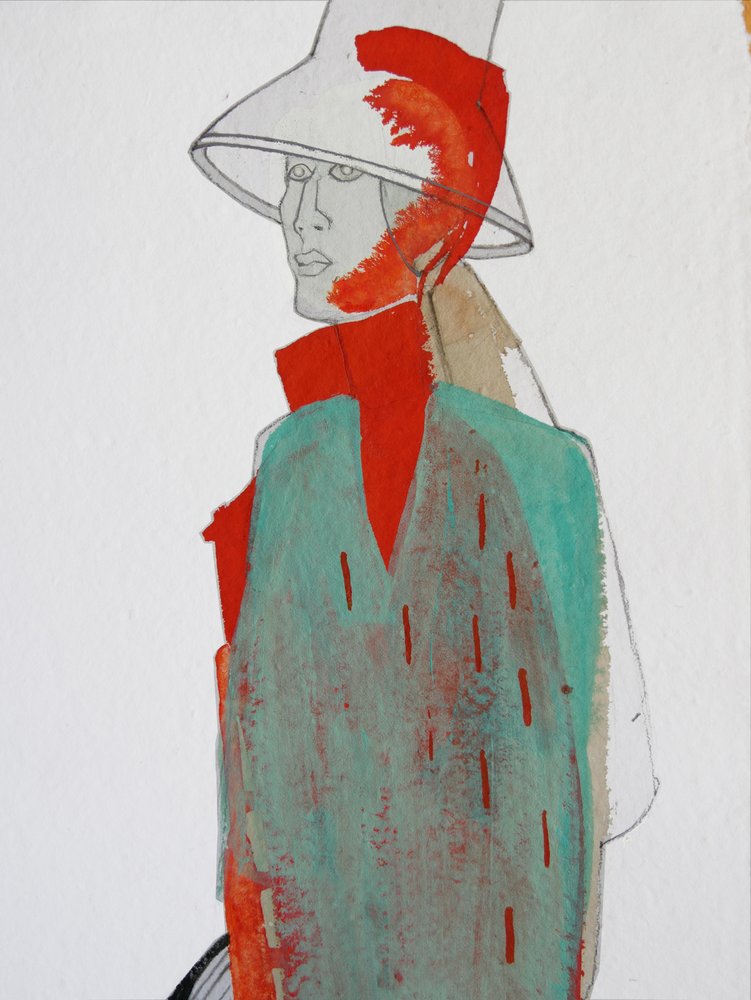 Red Splash-modefiguur door Doris Schmitz