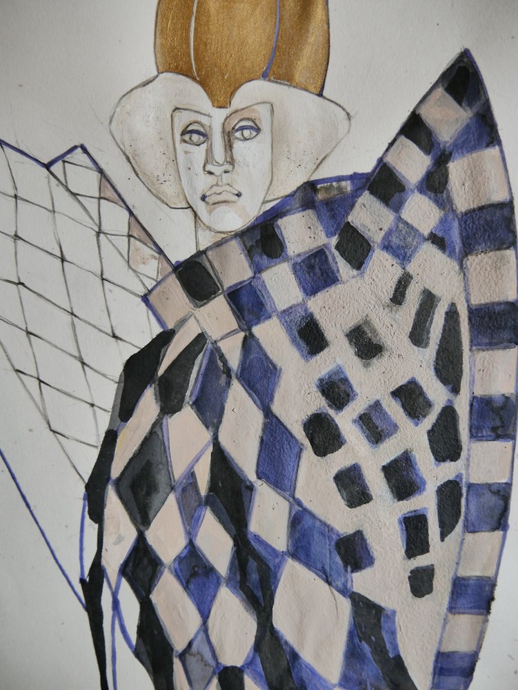 Koninklijke geometrische figuur door Doris Schmitz