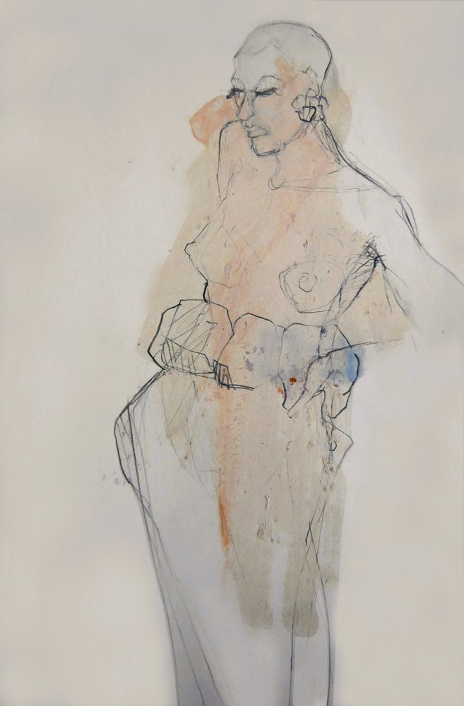 Sereen vrouwenfiguur door Doris Schmitz