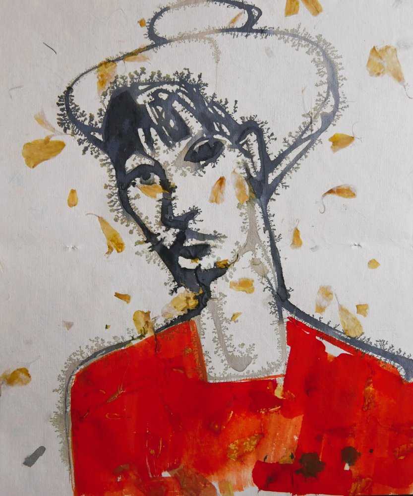 Stijlvol portret in inkt door Doris Schmitz