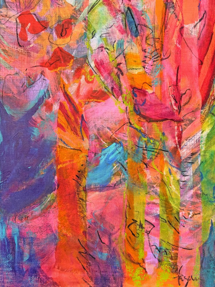 Levendige abstracte energie door Dorothy Fagan