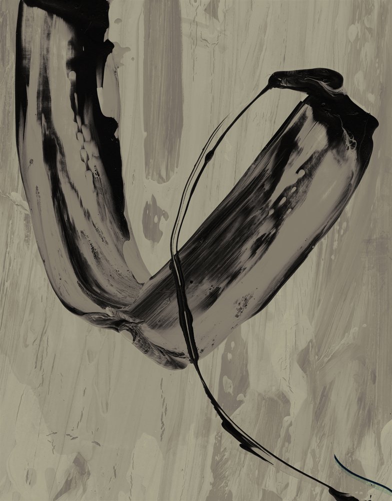 Abstract Grijs Gebaar door Edward Selkirk