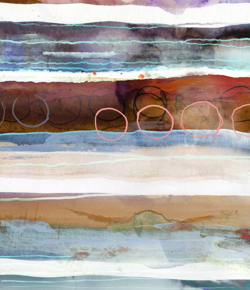 Aardse abstracte lagen door Edward Selkirk