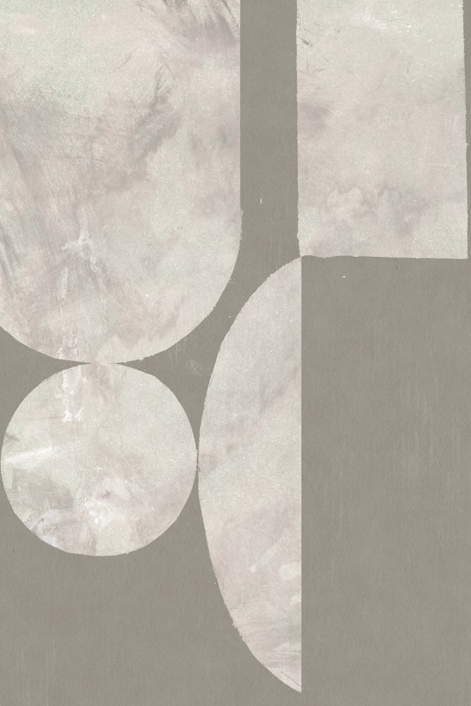Ingetogen geometrisch abstract door Edward Selkirk