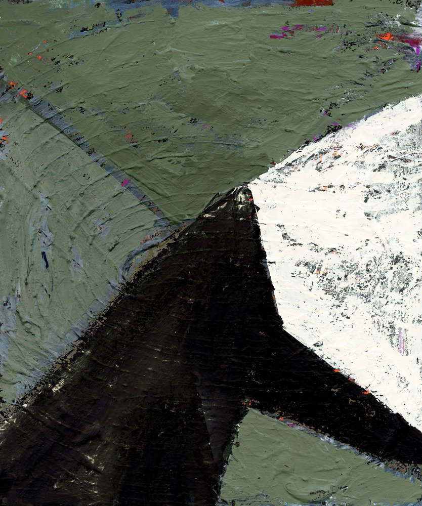 Scherp, geometrisch, abstract door Edward Selkirk