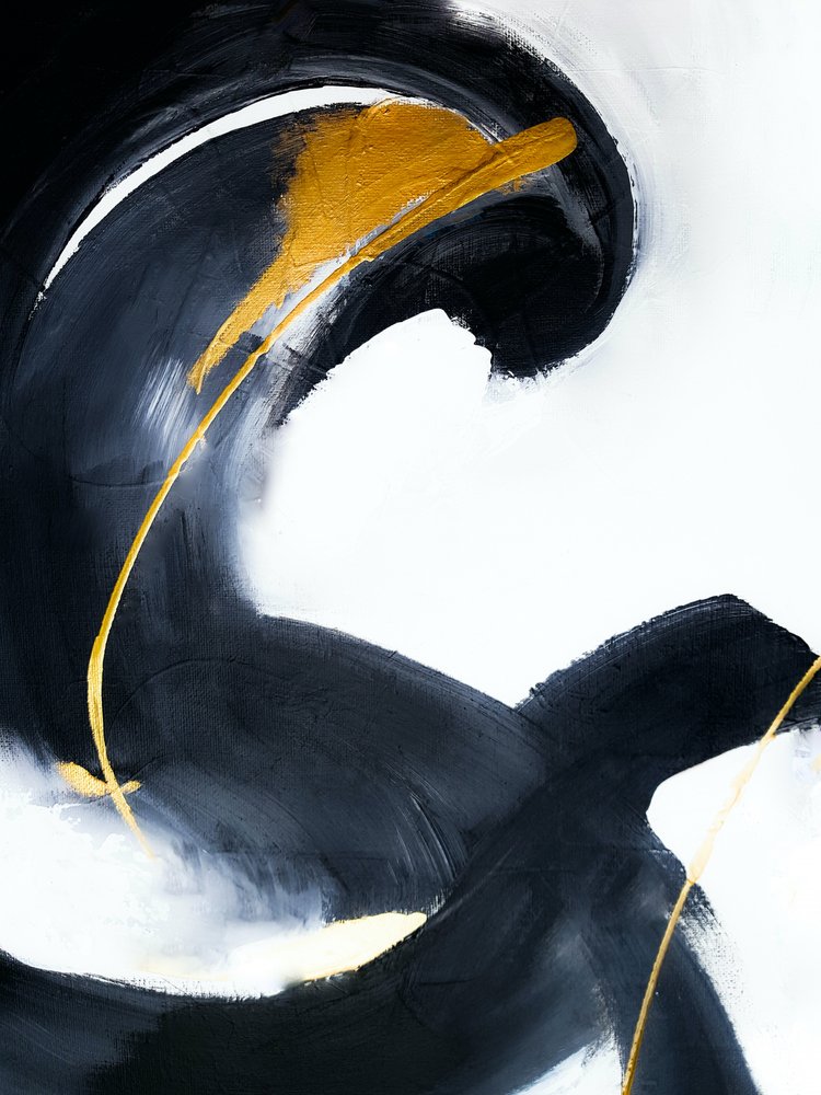 Abstract Gold Flow door Ejaaz Haniff