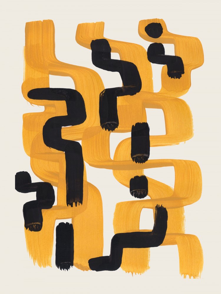 Abstract Gold Flow door Ejaaz Haniff