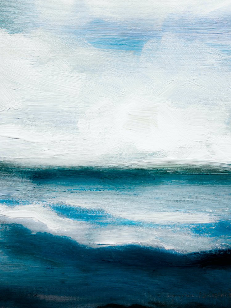 Abstract Ocean Horizon door Ejaaz Haniff