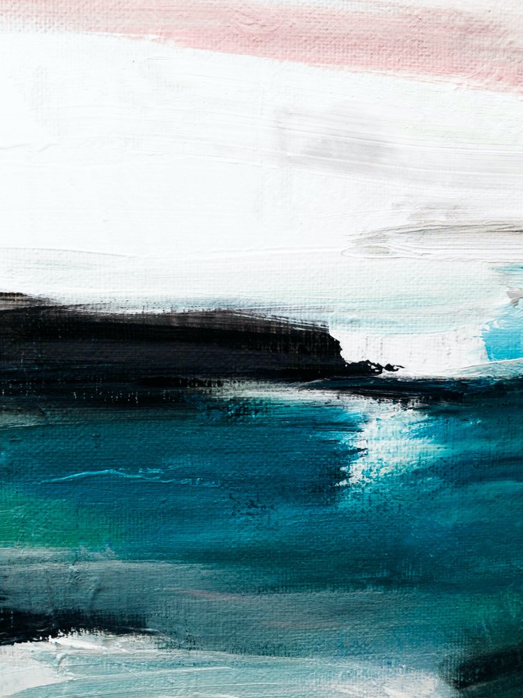 Abstract Ocean Horizon door Ejaaz Haniff